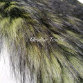 Green Jacquard Imitation Fox Fake Fur Faux Fur